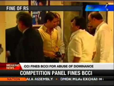 CCI fines BCCI for abuse of dominance
