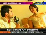 Sonam Kapoor's message to girls on Valentine's Day | Sonam Kapoor Kiss