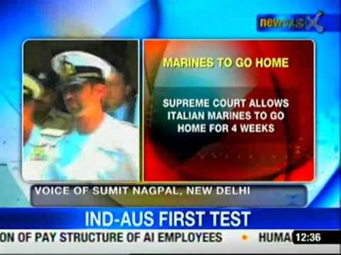 SC permits Italian marines to go to Italy to cast vote