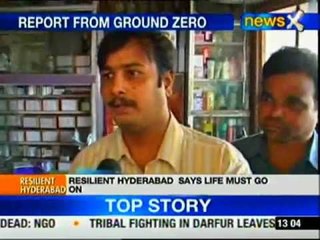 Hyderabad blasts: Residents fight back fear