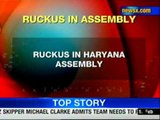 Ruckus in Haryana Assembly over Chautalas