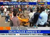 Minor raped in Delhi, two teachers detained