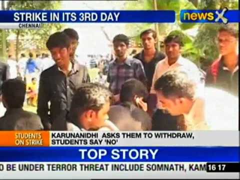 Chennai: Students hunger strike enter 3rd day