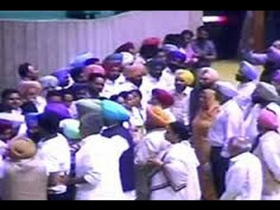 9 Congress MLAs suspended from Punjab Assembly