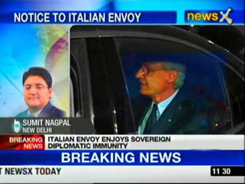 SC sends notice to Italian envoy, orders not to leave India
