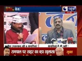 Satish Upadhyay challenges Arvind Kejriwal on electricity meter charges