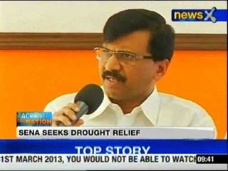 Shiv Sena targets IPL, seeks drought relief
