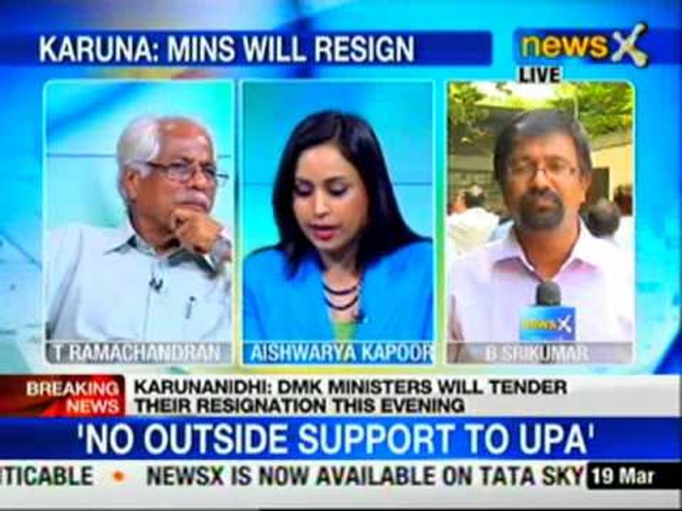 DMK ministers to resign by Tuesday evening: Karunanidhi