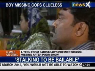 Stressed out school boy missing, cops clueless