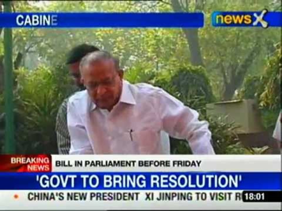 Cabinet approves Food Security Bill