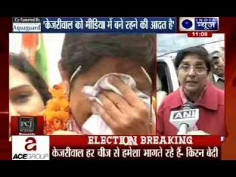 Kissa Kursi Ka: Kiran Bedi breaks down while campaigning