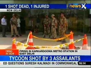 Firing in Karkarduma metro station; 1 killed, 1 injured