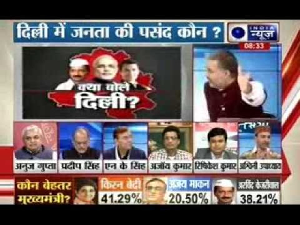 Tonight with Deepak Chaurasia: Whom do people like as Delhi Chief Minister?