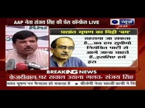 Attempts being made to remove Arvind Kejriwal as AAP's National Convener: Sanjay Singh