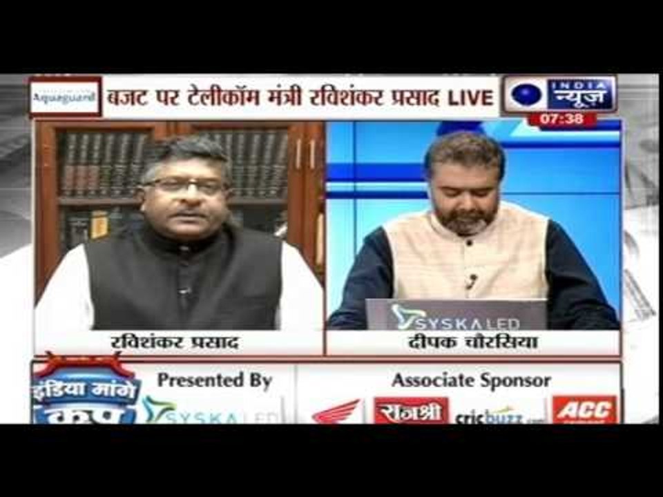 India News Exclusive interview with Ravi Shankar Prasad