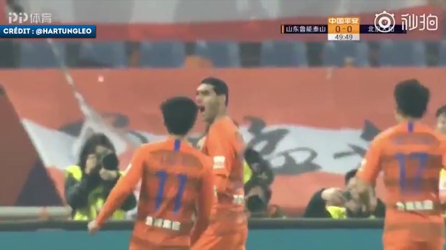 Le premier but de Marouane Fellaini en Chine