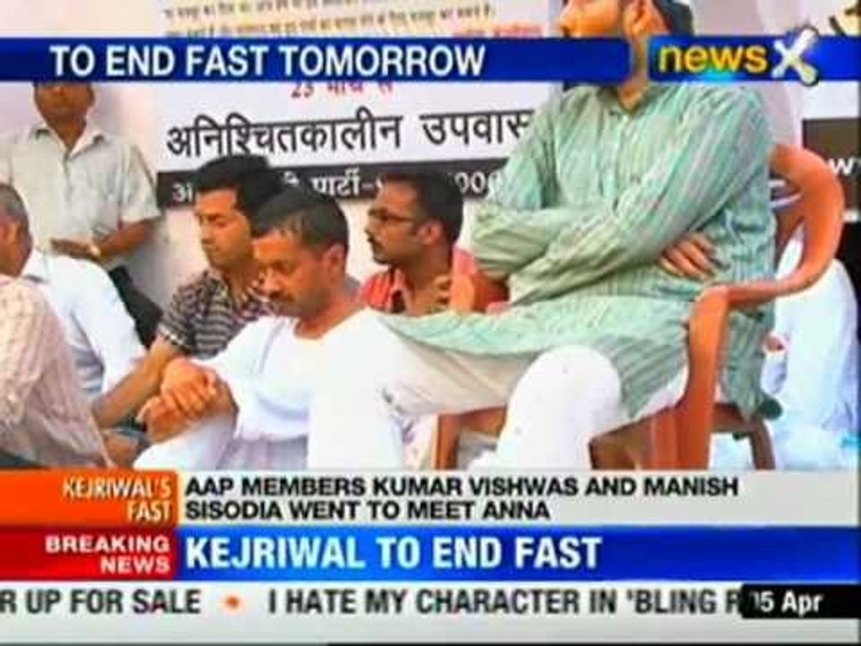 AAP leader Arvind Kejriwal to end his 14-day long fast on April 6