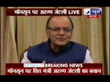 Speculation on poor Monsoon misplaced, no need to panic: Finance Minister Arun Jaitley