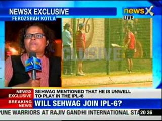 Virender Sehwag practices at Kotla, may play IPL 6