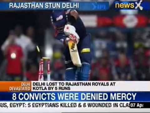 IPL 2013: Rajasthan Royals beat Delhi Daredevils by 5 runs