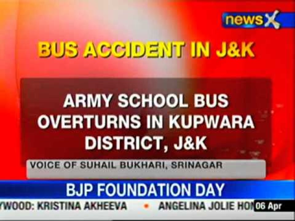 J&K: Army school bus overturns, 14 injured
