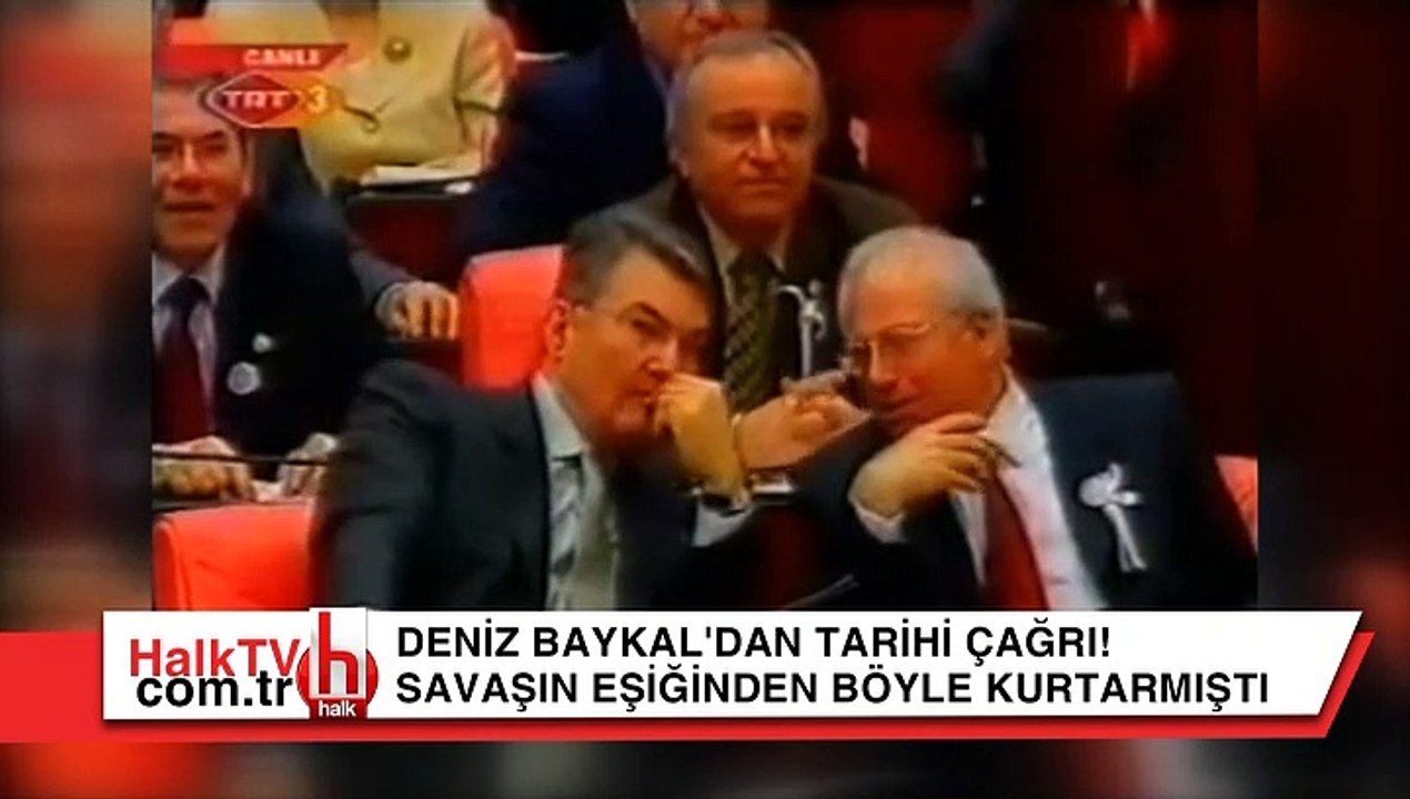 Deniz Baykal'dan tarihi çağrı! Türkiye'yi savaşın eşiğinden böyle kurtarmıştı