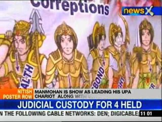 TN JD(U) unit puts up controversial poster for Nitish, Manmohan Singh