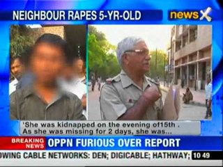 Delhi: 5-year-old goes out to play, neighbours rape her