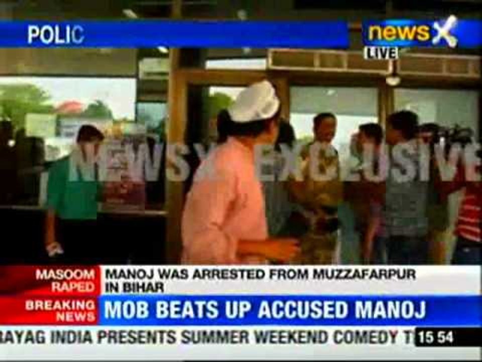 Masoom rape case: Mob thrashes accused Manoj
