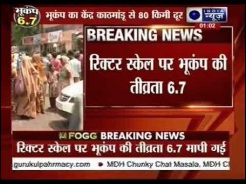 Delhi feels tremors as a strong aftershock of 6.7 magnitude hits Nepal again