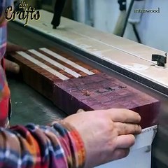 Making a usa flag end grain cutting board