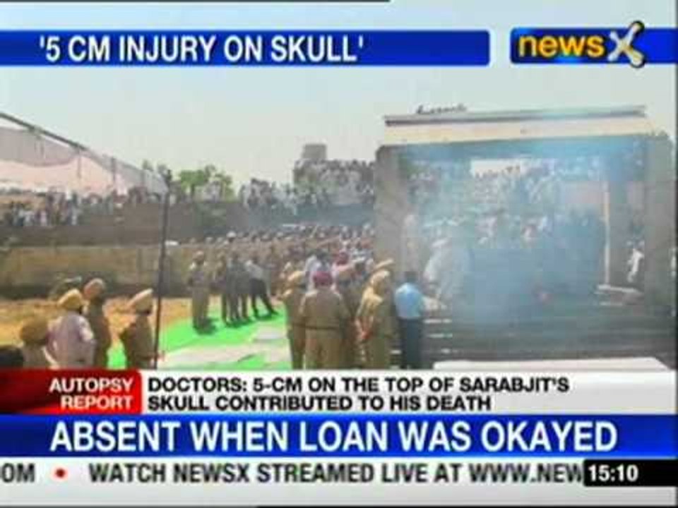 Sarabjit Singh suffered massive internal bleeding: Autopsy report