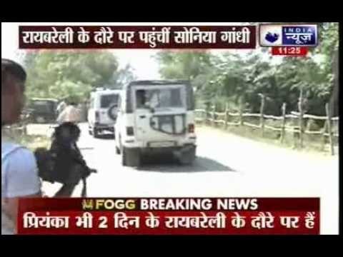 After Priyanka Gandhi, Sonia Gandhi visits Rae Bareli for a day