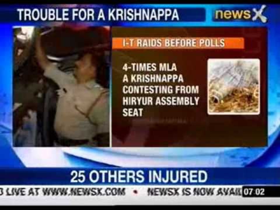 IT raid at Krishnappa's home, office
