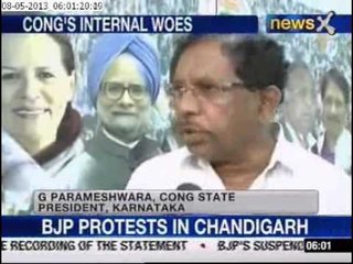 Karnataka Polls: Congress leaders slug it out