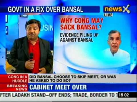 News X: Pawan Kumar Bansal skips the cabinet meet