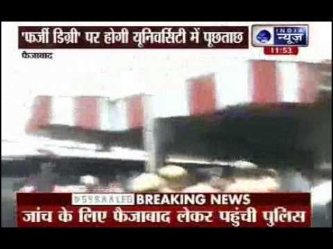 Fake degrees row: Jitender Singh Tomar taken to Faizabad by Delhi Police