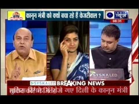 Tonight with Deepak Chaurasia: Why is Arvind Kejriwal defending Jitender Singh Tomar