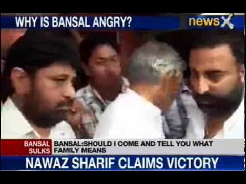 NewsX: Former railway minister Pawan Bansal gets angry over media