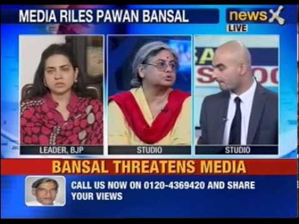 NewsX: What made Pawan Kumar Bansal angry? -- Part 2