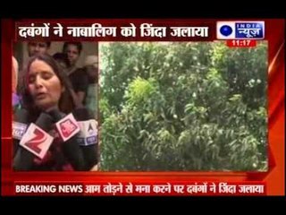 Uttar Pradesh: Minor girl allegedly set on fire by neighbours in Fatehpur