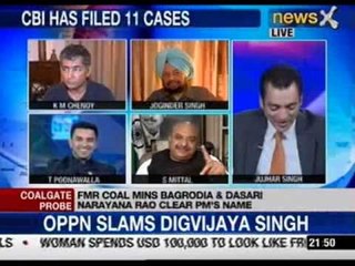 NewsX Debate: Will CBI question the PM in coalgate scam? -- Part2