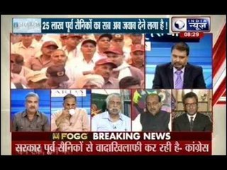 Tonight with Deepak Chaurasia: Ex-servicemen begin indefinite hunger strike at Jantar Mantar