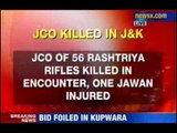 J&K: infiltration bid foiled in Kupwara, JCO killed