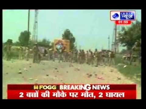 Speeding truck kills two schoolchildren in Muzaffarnagar, Clashes break out in the area