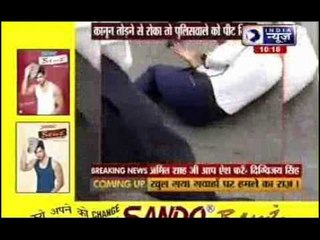 Delhi: Traffic police attacked