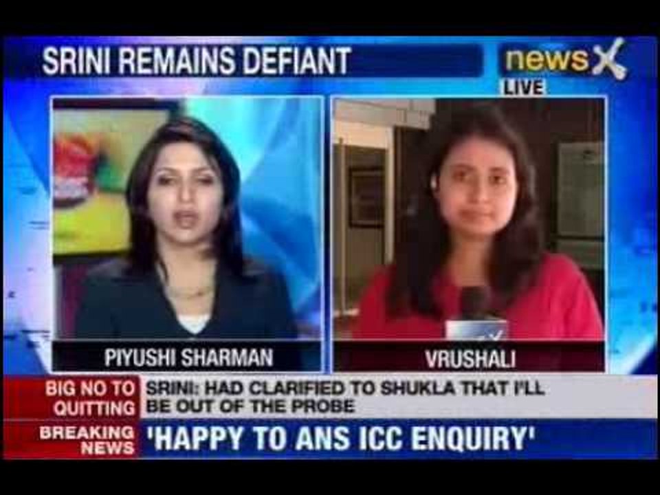 Match Fixing: BCCI Chief Srinivasan refuses to quit