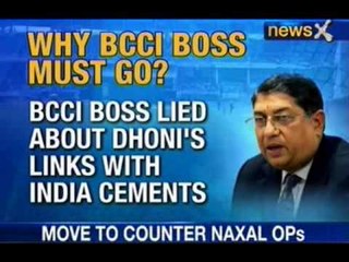 NewsX : Why BCCI boss must go?
