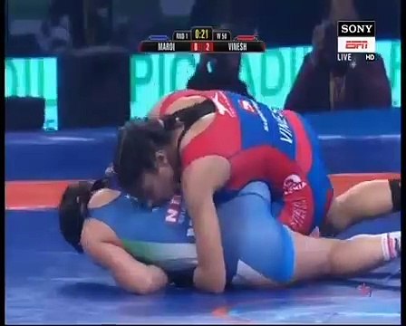 PWL 3 Day 7_ Meroi Mezien VS Vinesh Phogat at Pro Wrestling league season 3_Highlights