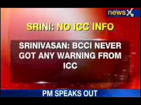 BCCI never got warning from ICC: Srinivasan